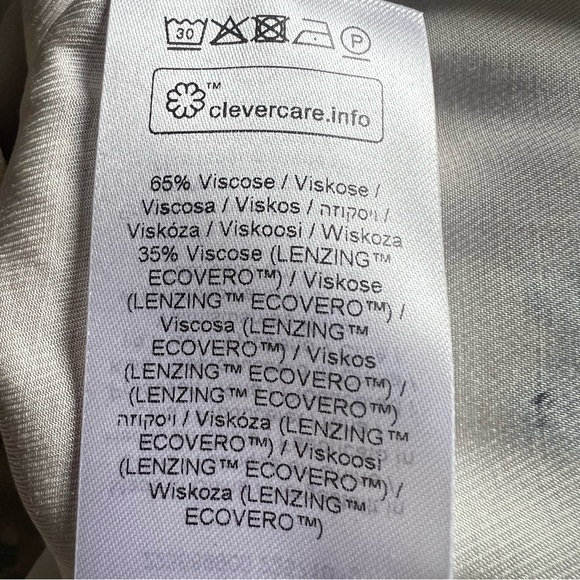 NWT Minimum Yolas midi dress, short sleeves a-line skirt & elastic waist size XL - Picture 16 of 16